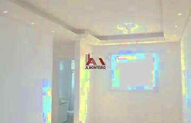 Imagem: O apartamento possui 2 Dormitórios, 1 Banheiro, 1 Vaga na garagem