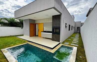 Imagem: A casa em condomínio possui 3 Dormitórios, 4 Banheiros, 4