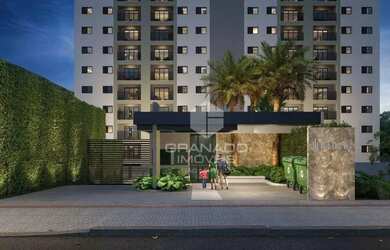 Imagem: O apartamento possui 1 Dormitório, 2 Banheiros, 1 Vaga na garagem