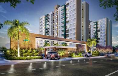 Imagem: O apartamento possui 2 Dormitórios, 1 Banheiro, 1 Vaga na garagem