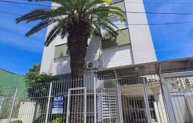 Imagem: O apartamento possui 1 Dormitório, 1 Banheiro, 1 Vaga na garagem