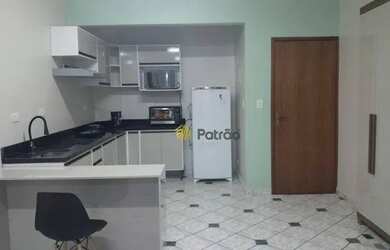 Imagem: O apartamento possui 1 Dormitório, 1 Banheiro, 35m² de Área