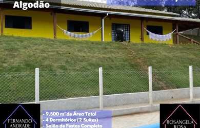 Imagem: A chácara possui 9.500m² de Área e está localizado em Área