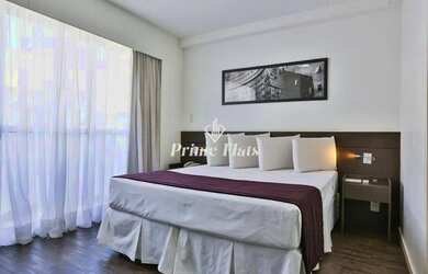 Imagem: O studio possui 1 Dormitório, 1 Banheiro, 1 Vaga na garagem