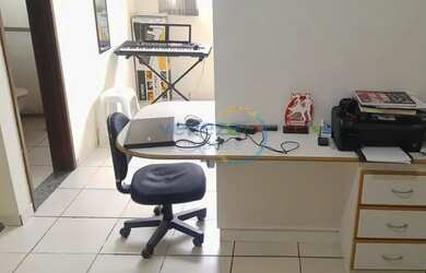 Imagem: O apartamento possui 1 Dormitório, 1 Banheiro, 1 Vaga na garagem