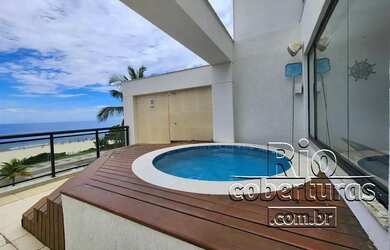 Imagem 6: Cobertura à venda na Praia da Barra da Tijuca. Frontal praia e mar