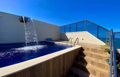 Imagem: O apartamento na cobertura possui 5 Dormitórios, 5 Banheiros