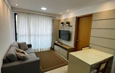 Imagem: O apartamento possui 1 Dormitório, 1 Banheiro, 1 Vaga na garagem