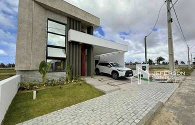 Imagem: A casa em condomínio possui 3 Dormitórios, 3 Banheiros, 4