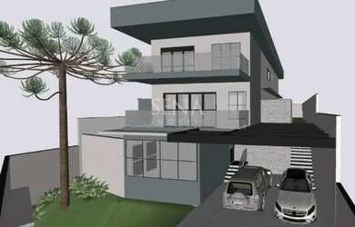 Imagem: A casa possui 5 Dormitórios, 5 Banheiros, 4 Vagas na garagem