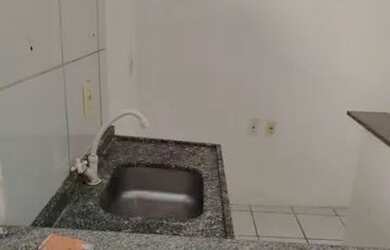 Imagem: O apartamento possui 1 Dormitório, 1 Banheiro, 1 Vaga na garagem