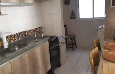 Imagem: O apartamento possui 2 Dormitórios, 1 Banheiro, 1 Vaga na garagem