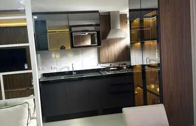 Imagem: A kitnet possui 1 Dormitório, 1 Banheiro, 32m² de Área e