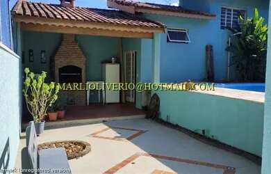 Imagem 2: Casa térrea em Atibaia, 229 m2 área construída, 03 dormitórios, escritório,...