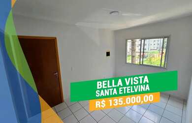 Imagem: O apartamento possui 2 Dormitórios, 1 Banheiro, 1 Vaga na garagem