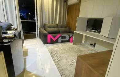 Imagem: O apartamento possui 1 Dormitório, 2 Banheiros, 1 Vaga na garagem