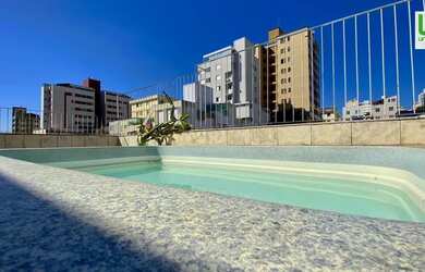 Imagem: O apartamento na cobertura possui 4 Dormitórios, 3 Banheiros