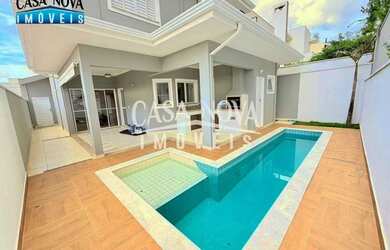 Imagem: A casa em condomínio possui 3 Dormitórios, 5 Banheiros, 4