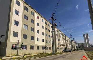 Imagem: O apartamento possui 2 Dormitórios, 1 Banheiro, 1 Vaga na garagem