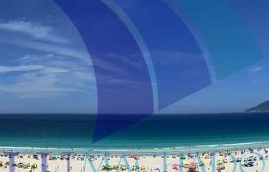 Imagem: O apartamento na cobertura possui 4 Dormitórios, 4 Banheiros