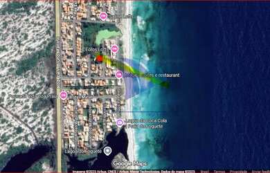 Imagem: O terreno possui 392m² de Área e está localizado em Foguete