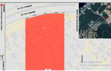 Imagem 2: Avenida do Turismo. 15.087m² de Área