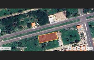 Imagem: O terreno possui 1.000m² de Área e está localizado em Teresina