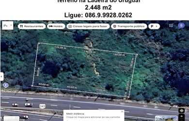 Imagem: O terreno à venda possui e está localizado em Teresina, PI