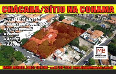 Imagem: A fazenda possui 5 Dormitórios, 4 Suítes, 6 Banheiros, 10