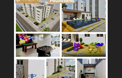 Imagem: O apartamento possui 2 Dormitórios, 1 Banheiro, 1 Vaga na garagem