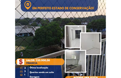 Imagem: O apartamento possui 3 Dormitórios, 1 Suíte, 2 Banheiros