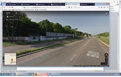 Imagem: O terreno possui 11.000m² de Área e está localizado em Benevides