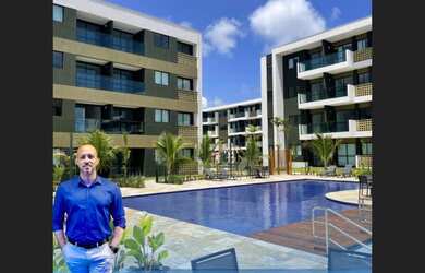 Imagem: O apartamento possui 1 Dormitório, 1 Suíte, 1 Banheiro, 1