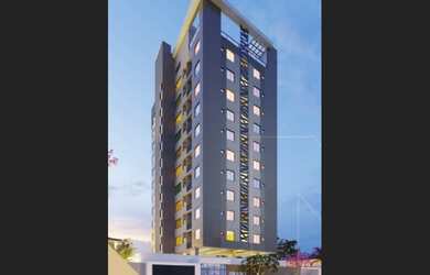 Imagem: O studio possui 2 Dormitórios, 1 Suíte, 1 Banheiro, 1 Vaga