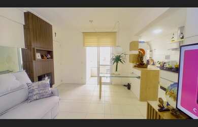 Imagem 2: Apartamento 2 quartos semi mobiliado com vista mar em Barreiros - São José - SC