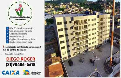 Imagem: O apartamento possui 2 Dormitórios, 1 Suíte, 1 Banheiro, Acomodam