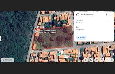 Imagem: O terreno possui 5.700m² de Área e está localizado em Teresina