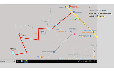 Imagem: O terreno à venda possui e está localizado em Mararu, Santarém