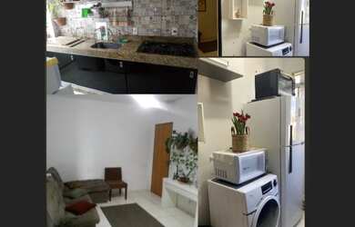 Imagem: O apartamento possui 1 Dormitório, 1 Banheiro, Acomoda 1 pessoa