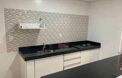 Imagem: O apartamento possui 1 Dormitório, 1 Banheiro, Acomodam 2 pessoas