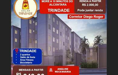 Imagem: O apartamento possui 2 Dormitórios, 1 Banheiro, Acomodam 4