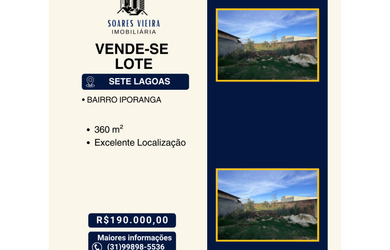 Imagem: O terreno possui 360m² de Área e está localizado em Sete