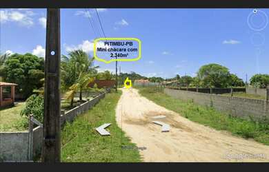 Imagem: O terreno e está localizado em Pitimbu, PB à venda por R$30.000