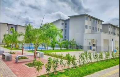 Imagem: O apartamento possui 2 Dormitórios, 1 Banheiro, 1 Vaga na garagem