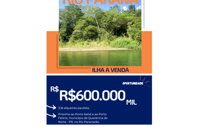 Imagem: O terreno está localizado em Querência do Norte, PR à venda