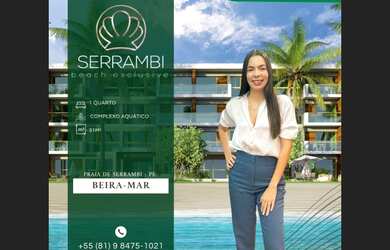 Imagem: O apartamento possui 1 Dormitório, 1 Suíte, 1 Banheiro, 1