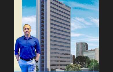 Imagem: O apartamento possui 1 Dormitório, 1 Banheiro, 1 Vaga na garagem