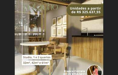 Imagem: O apartamento possui 1 Dormitório, 1 Suíte, 1 Banheiro, 1