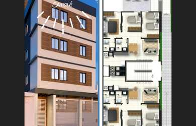 Imagem: O apartamento possui 3 Dormitórios, 1 Suíte, 2 Banheiros