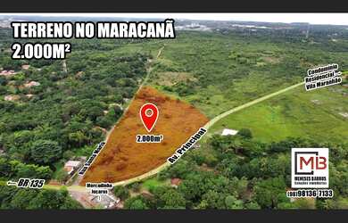 Imagem: O terreno possui 2.750m² de Área, 20.000m² de Área Privada